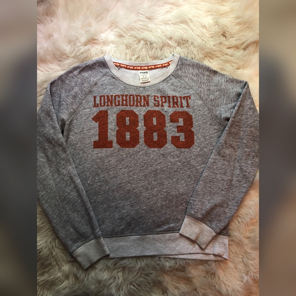 Women’s PINK Texas Longhorns Crewneck Sweater